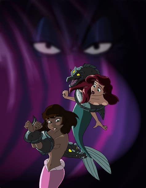 Rule 34 Ariel Disney Flotsam Gabriella Jetsam Restrained The Little