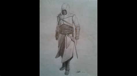 Draw Step By Step Altair Assassins Creed Youtube