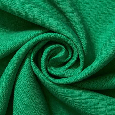 Linen Fabric 60 Wide Natural 100 Linen By The Yard Kelly Green