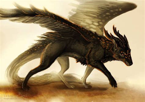 Creature Commission By Nimphradora On Deviantart Mythical Creatures Art