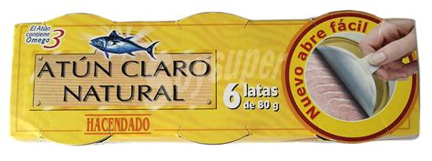 hacendado atun claro natural abre facil solapin u 480 g