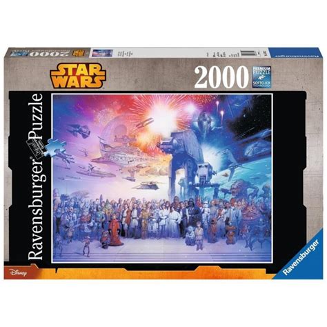 Puzzle da 2000 pezzi sviluppato in orizzontale: Puzzle Ravensburger El Universo Expandido de Star Wars de ...