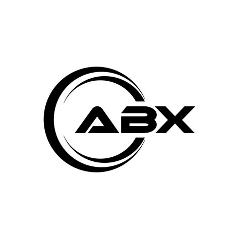 Abx Letter Logo Design In Illustration Vector Logo Calligraphy