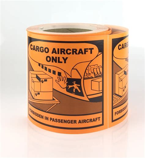 Cargo Labels Iata Cargo Aircraft Only Labels Buy At Stock Xpress