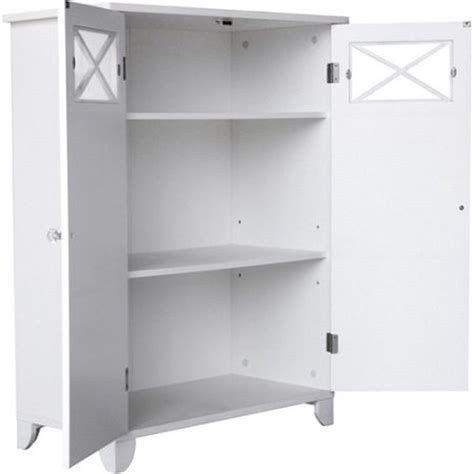 We are here to give you a step by step guide with all the tools you need, and the full process you need to follow to ensure your kitchen cabinets are installed properly. White floor cabinet is easy to put together and will fit well into any compact area. Double Door ...