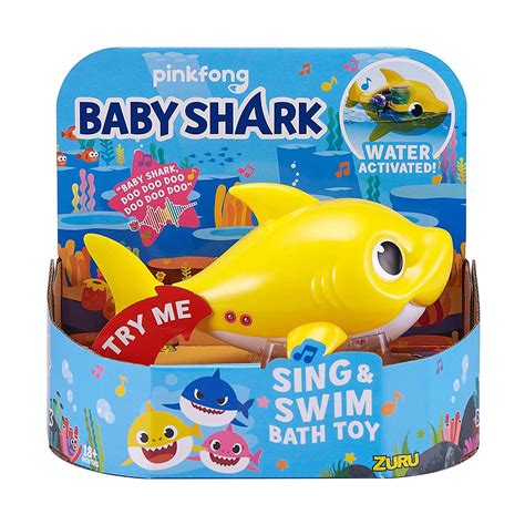 What mattered was my son was sitting in the bathtub laughing and. Baby Shark Yellow Robo Alive Junior Sing & Swim Bath Toy ...