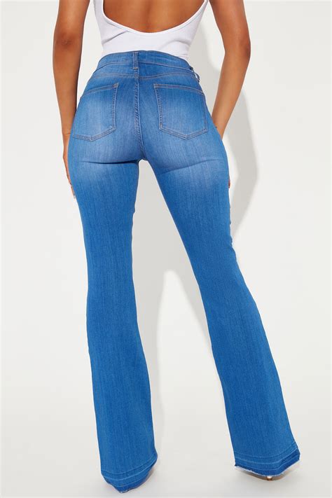 Here For You Flare Jeans Medium Blue Wash Fashion Nova Jeans Fashion Nova