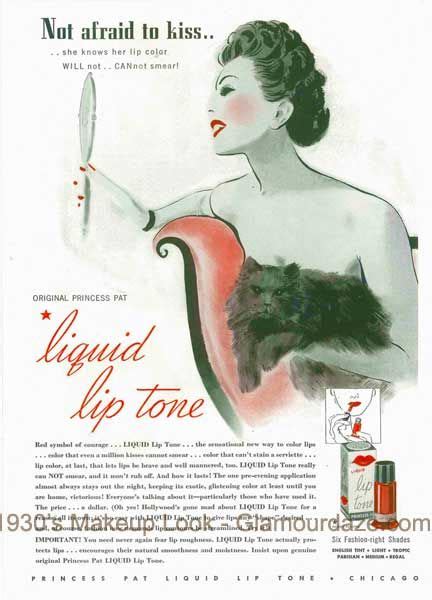 The History Of 1930s Makeup 1930 To 1939 Glamour Daze