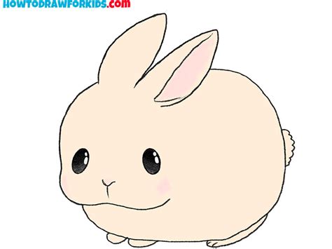 How To Draw An Easy Bunny Easy Drawing Tutorial For Kids