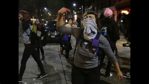 Protests And Small Riots Break Out After Trump Wins Election