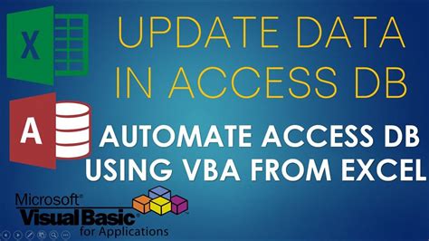 Update Existing Data In Access Database Excel To Access Automation