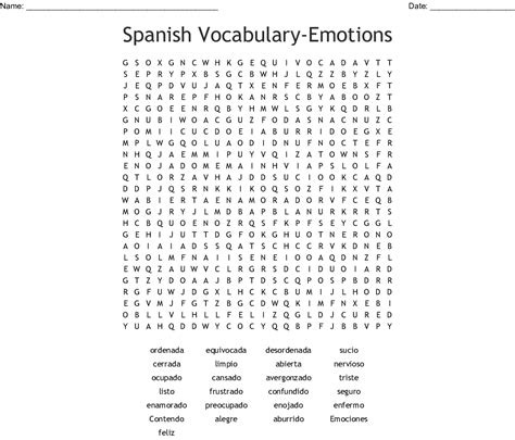 Spanish Word Search Puzzles Printable Web Word Search In Spanish In Pdf