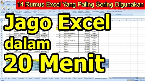 Rumus Excel Lengkap Pdf