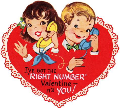 14 Retro Valentine Cards The Graphics Fairy