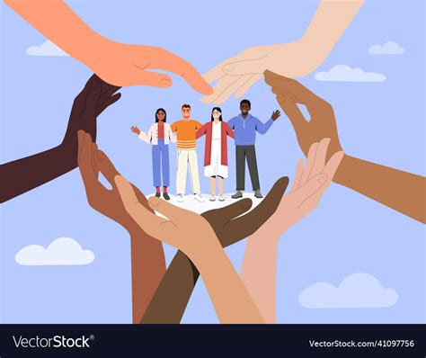 Solidarity And Unity Concept Royalty Free Vector Image