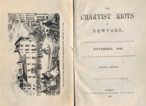 History 1889 Chartist Riots Newport Nov 1839