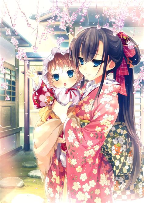 Beautiful Kimono Anime Girl Wallpapers Top Free Beautiful Kimono Anime Girl Backgrounds