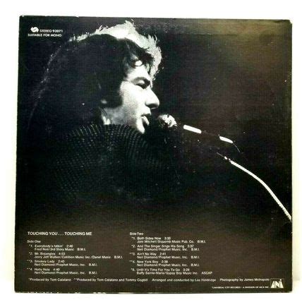 Neil Diamond Touching You Touching Me Original Vinyl Lp Record
