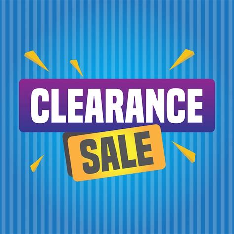 Premium Vector Clearance Sale Badge Or Sticker