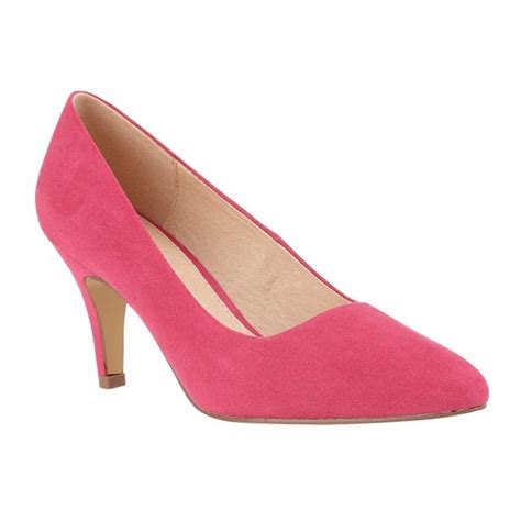 Buy The Fuchsia Microfibre Lotus Ladies Holly Court Shoes Online
