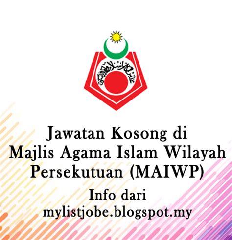 Maiwp telah ditubuhkan pada 1 februari 1974 serentak dengan penubuhan wilayah persekutuan kuala lumpur. Jawatan Kosong Terkini di Majlis Agama Islam Wilayah ...