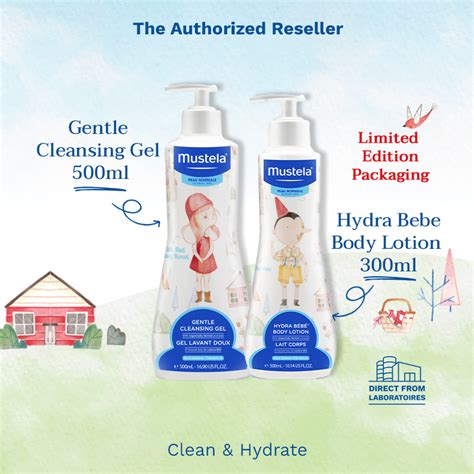 Mustela Gentle Cleansing Gel Ml With Body Lotion Fairy Tale