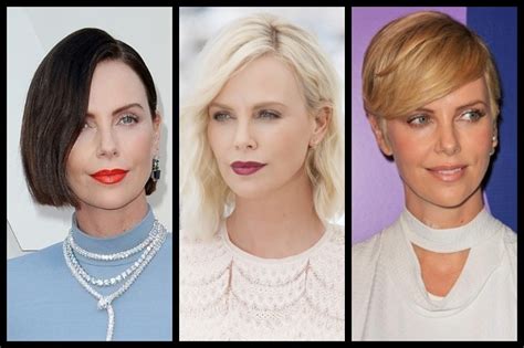 31 Charlize Theron Hairstyles Short Hair Pixie Cuts Bobs Long