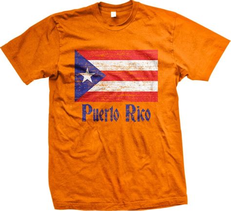 Flag Of Puerto Rico Puerto Rican Flag Pride Mens T Shirt Hood00092 Etsy