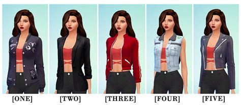 Söz Vermek Bakire Rekabetçi The Sims 4 Cc Jackets