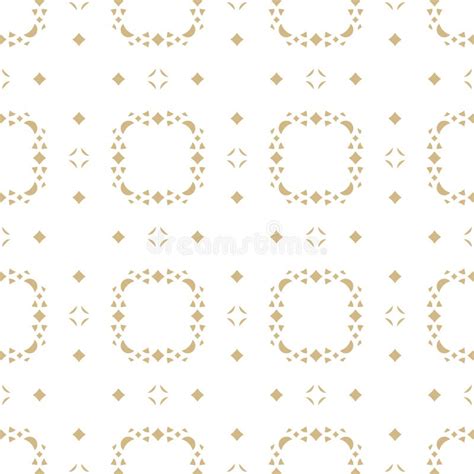 Elegant Ornamental Seamless Pattern With Small Geometric Shapes