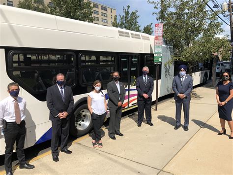 Hoboken Mayor Bhalla And Nj Transit Unveil Key Bus Line Improvements