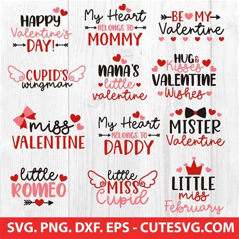 Valentine Svg Bundle Kids Valentine Svg Love Svg File