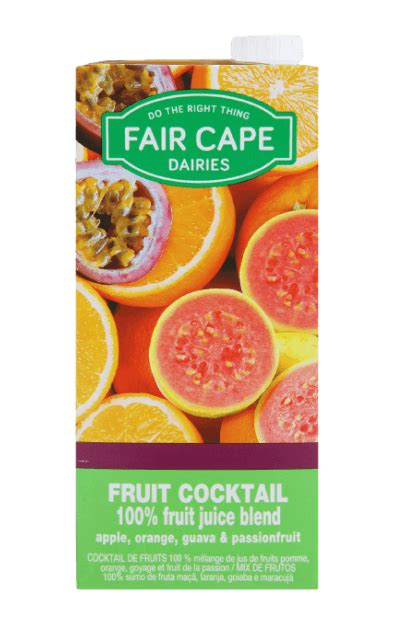 Orange 100 Fruit Juice Blend Fair Cape Dairies