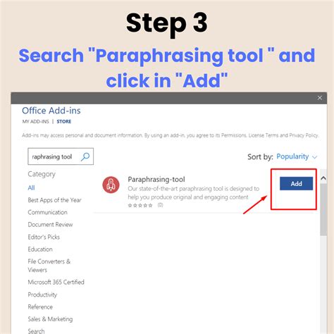 Paraphrasing Tool Add On Microsoft Word Paraphrasing Tool