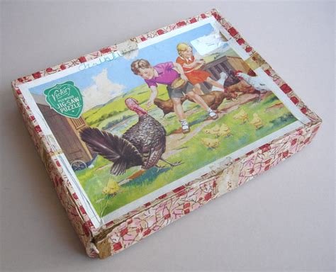 1930s Childrens Victory Jigsaw Puzzle Plywood Vintage Toy Etsy