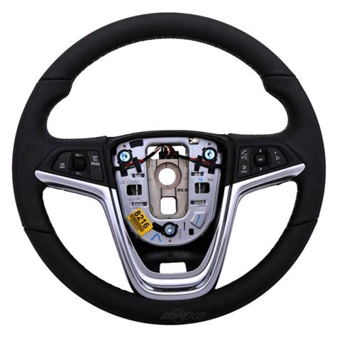 Acdelco 95388216 3 Spoke Black Leather Wrapped Steering Wheel