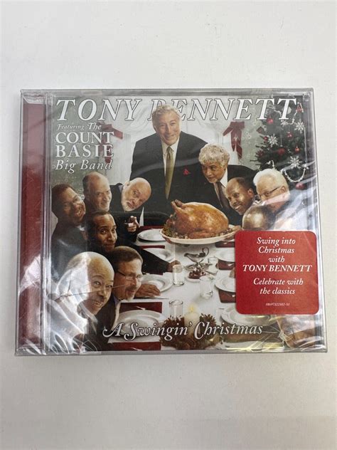 Tony Bennett Ft The Count Basie Big Band A Swingin Christmas Cd Album Ebay