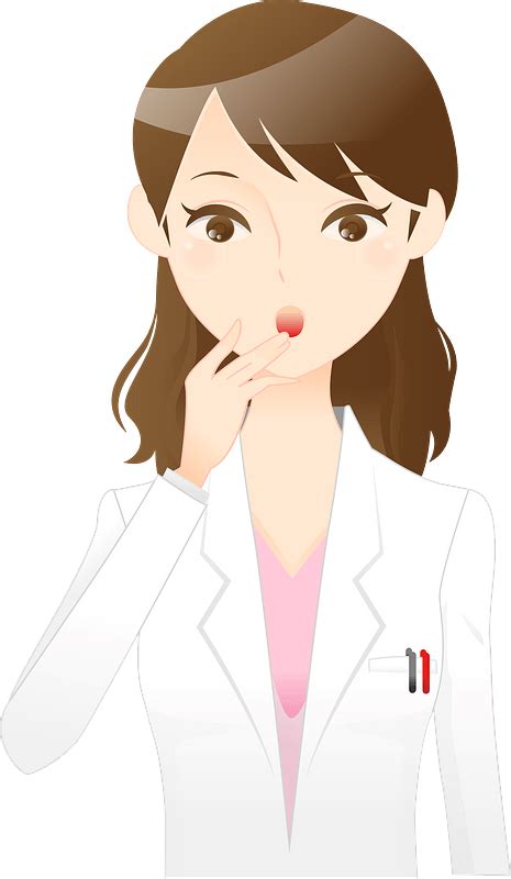 Carolyn Medical Doctor Woman Is Surprised Clipart Free Download