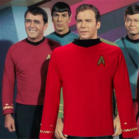Cosplay Star Trek Tos The Original Series Kirk Shirt Uniform Costume H