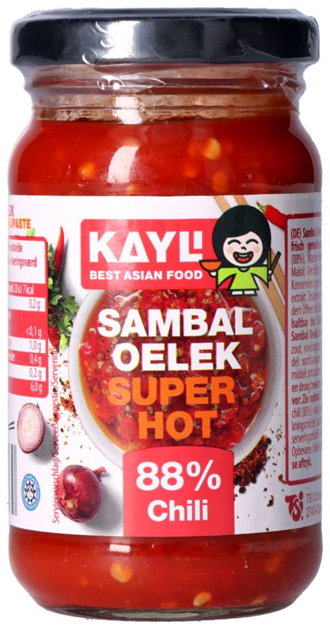 Neues Aus Dem Bereich NÄhrmittel Sambal Oelek Classic Sambal Oelek Super Hot Sambal Oelek