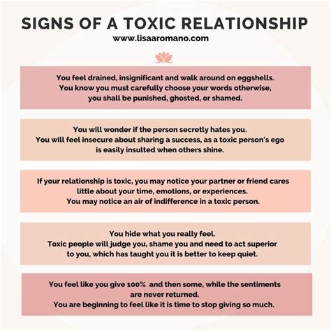 Signs Of A Toxic Relationship