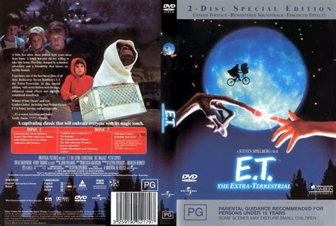 Et The Extra Terrestrial 1982 Dvd Cover Dvd Covers And Labels