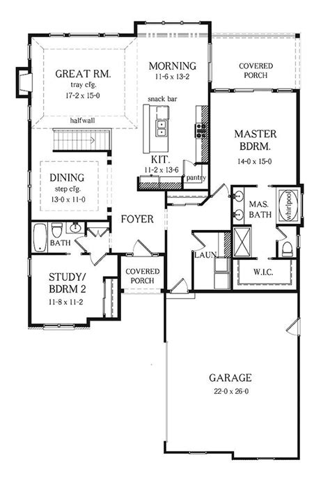 Ranch House Plans With Basement Bedrooms Floor Plans Ranch Basement