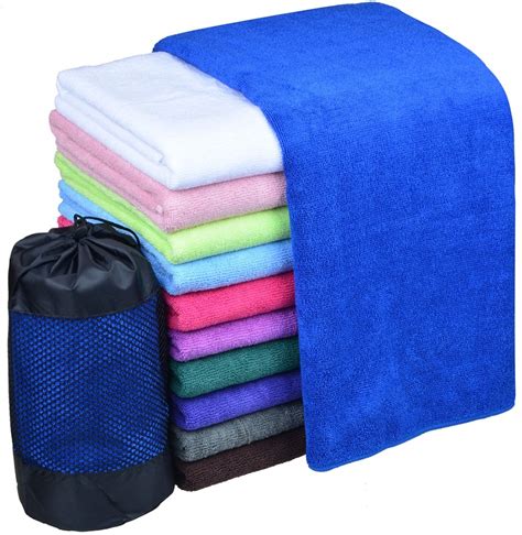 407cmx813cm Microfiber Travel Camping Towel Sports Gym Face Towels