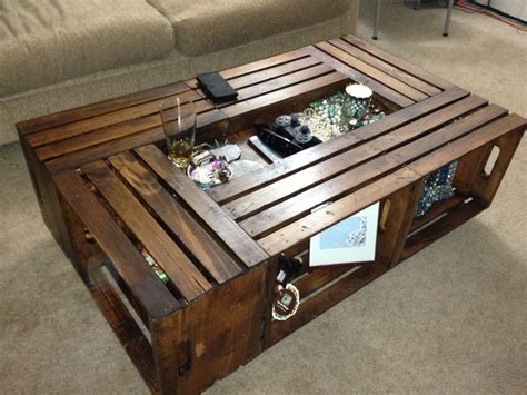 The crate coffee table is now for sale! Crate Coffee Table Design Images Photos Pictures