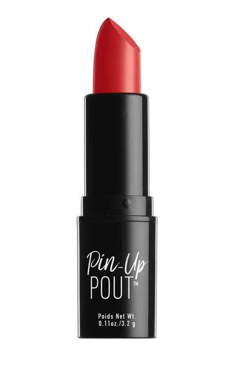 Nyx Pin Up Pout Lipstick In Fiery Nyx Pin Up Pout Lipstick Popsugar