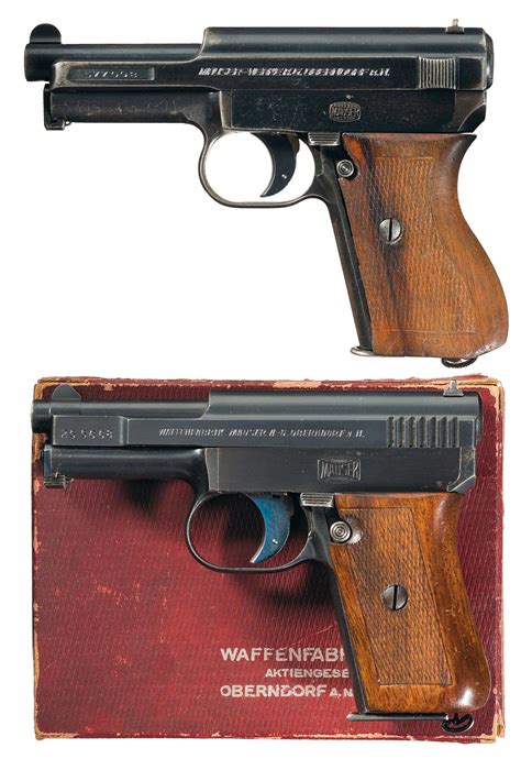 Collectors Lot Of Two Mauser Semi Automatic Pistols Rock Island Auction