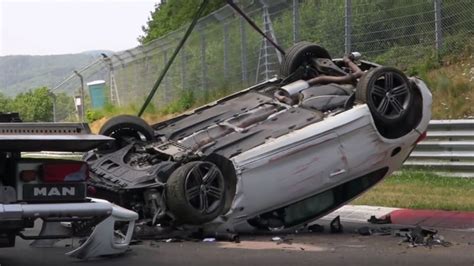 Nurburgring Crash Video Shows Vw Scirocco Rolling Over Three Times