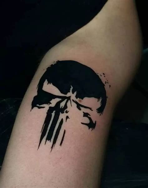 Details More Than 72 Punisher Skull Tattoo Incdgdbentre