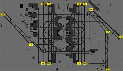Dfw Airport Layout Download Scientific Diagram